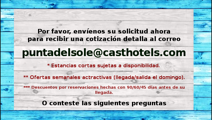 solicite un presupuesto para hotel terme punta del sole ischia, ciro castiglione ischia